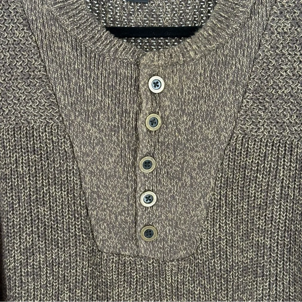 RedHead Knit Henley Sweater Long‎ Sleeve Textured Rustic Outdoor Casual Mens 3XL
